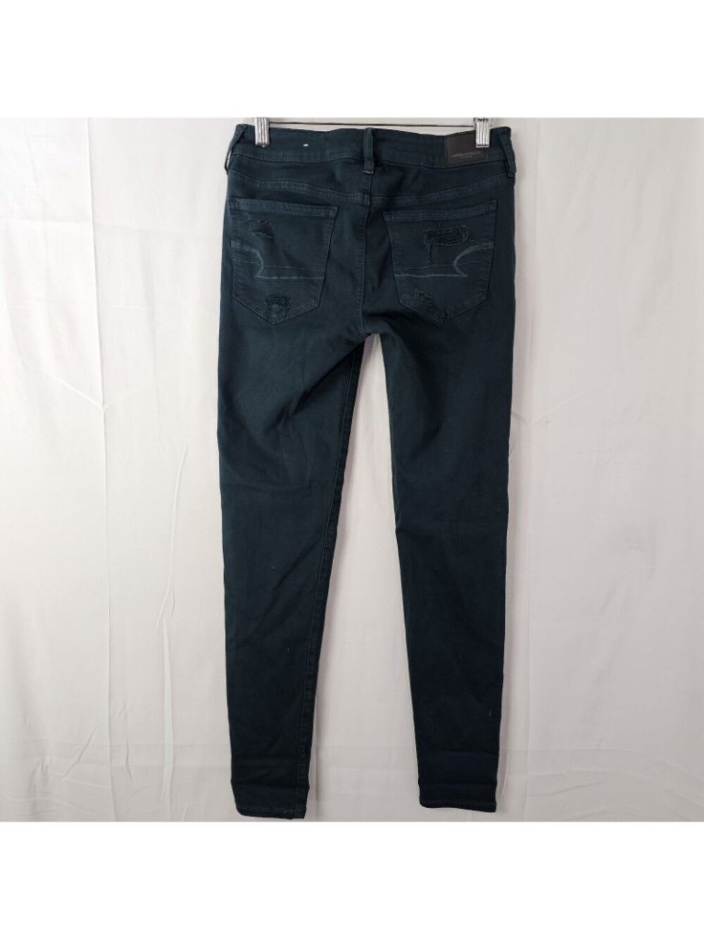 American Eagle Jegging Jeans Womens Size 4 Green Ne(x)t Level Stretch Hi Rise - Picture 3 of 12